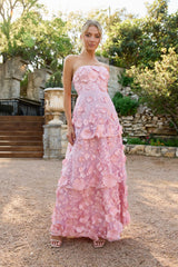 Flora Appliqué Dress | Ready To Ship | Pink