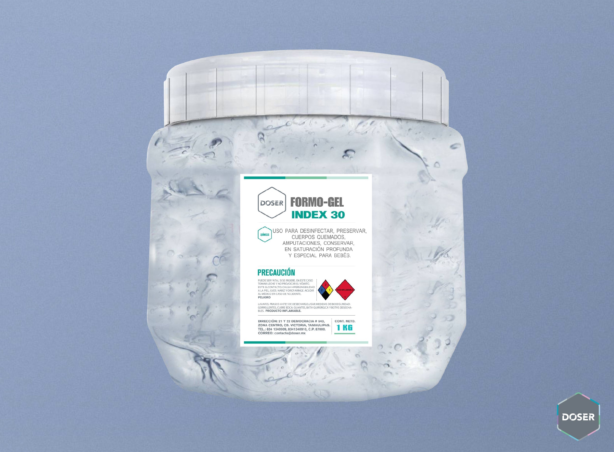 Formo Gel 1 kg: Desinfectante y Preservador Especial para Cuerpos con Amputaciones y Bebés