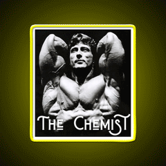 Frank Zane The Chemist Gym Fitness Led Neon Sign Rgb Color - Custom LED neon sign front view