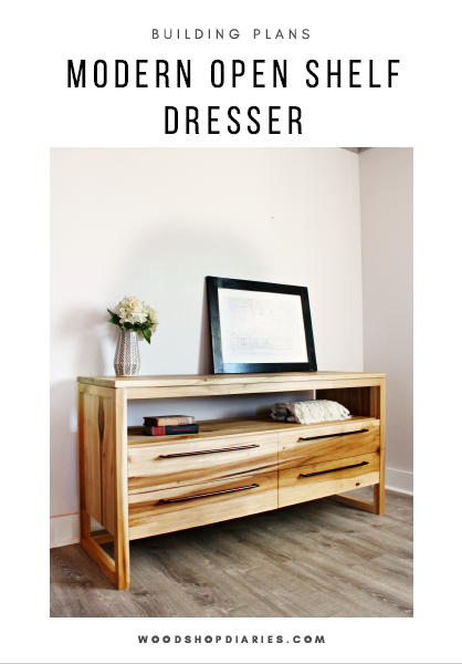 Modern 4 Drawer Dresser Plans