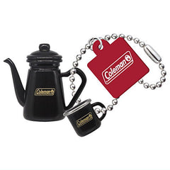Coleman Camping Goods Mascot Part.3 [4.Enameled Coffee Pot & Enameled Mug (Black)]