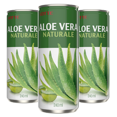 LOTTE ALOE VERA DRINK NATURALE CANS 500 ML (20 in a box)