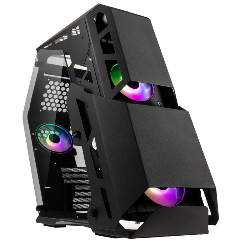 Kolink Big Chungus Shredded Edition Midi Tower ARGB Showcase - Black Kolink