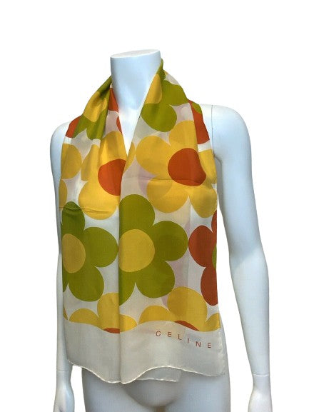 CÉLINE Celine Vintage Michael Kors Era Silk Scarf ladies