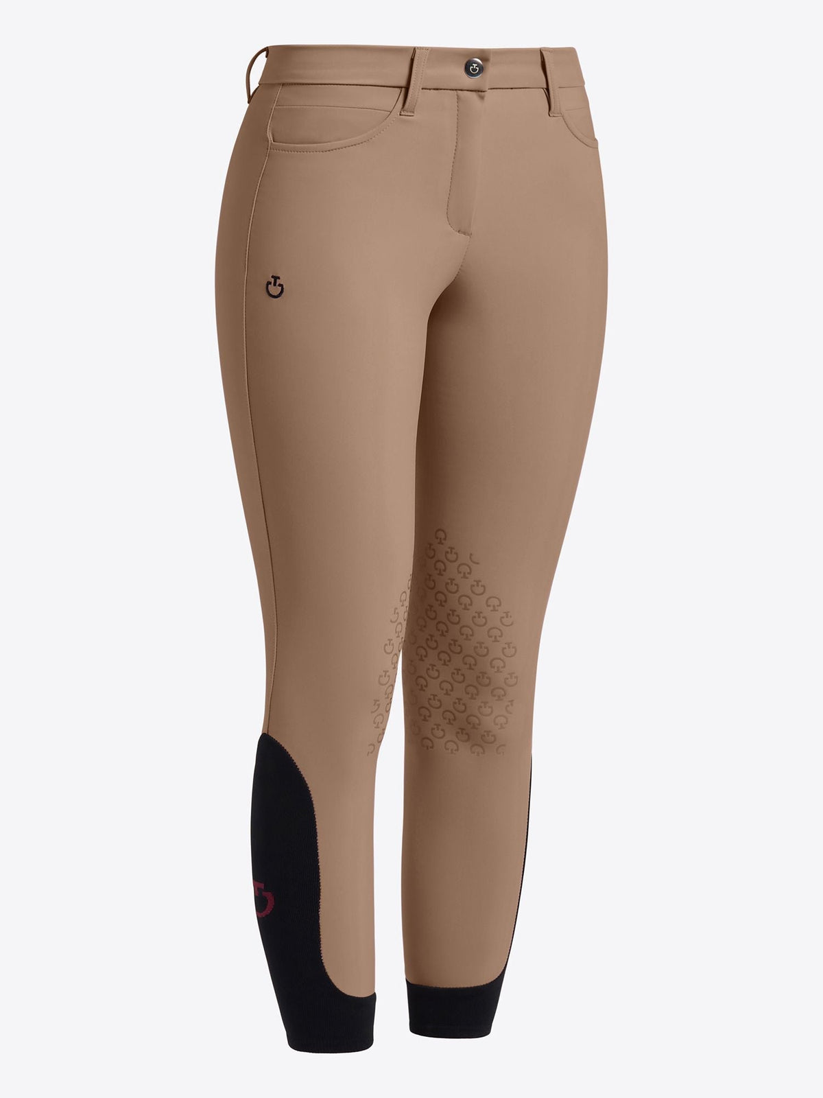 Girls Color Grip Breeches Walnut