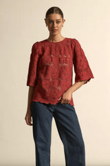 Zoe Kratzmann - Glisten Top - Raspberry