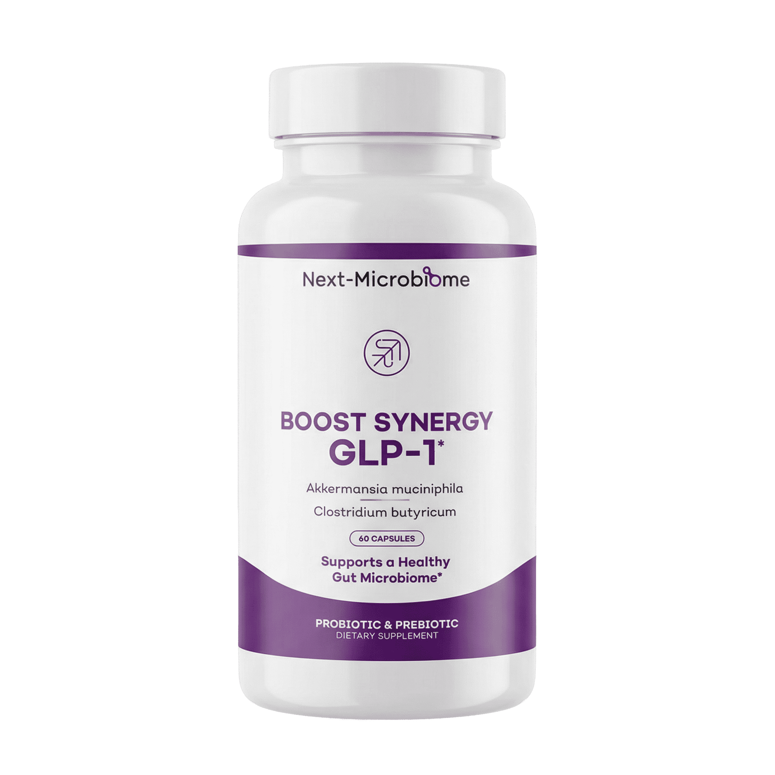 Boost Synergy GLP-1 Probiotic with Akkermansia for Gut and Digestive Health