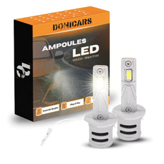Ampoules LED H1 RENAULT TRUCKS Mascott Van / Break (01.1999 à 10.2010) - LED H1 "Type Halogène" - 80W Donicars