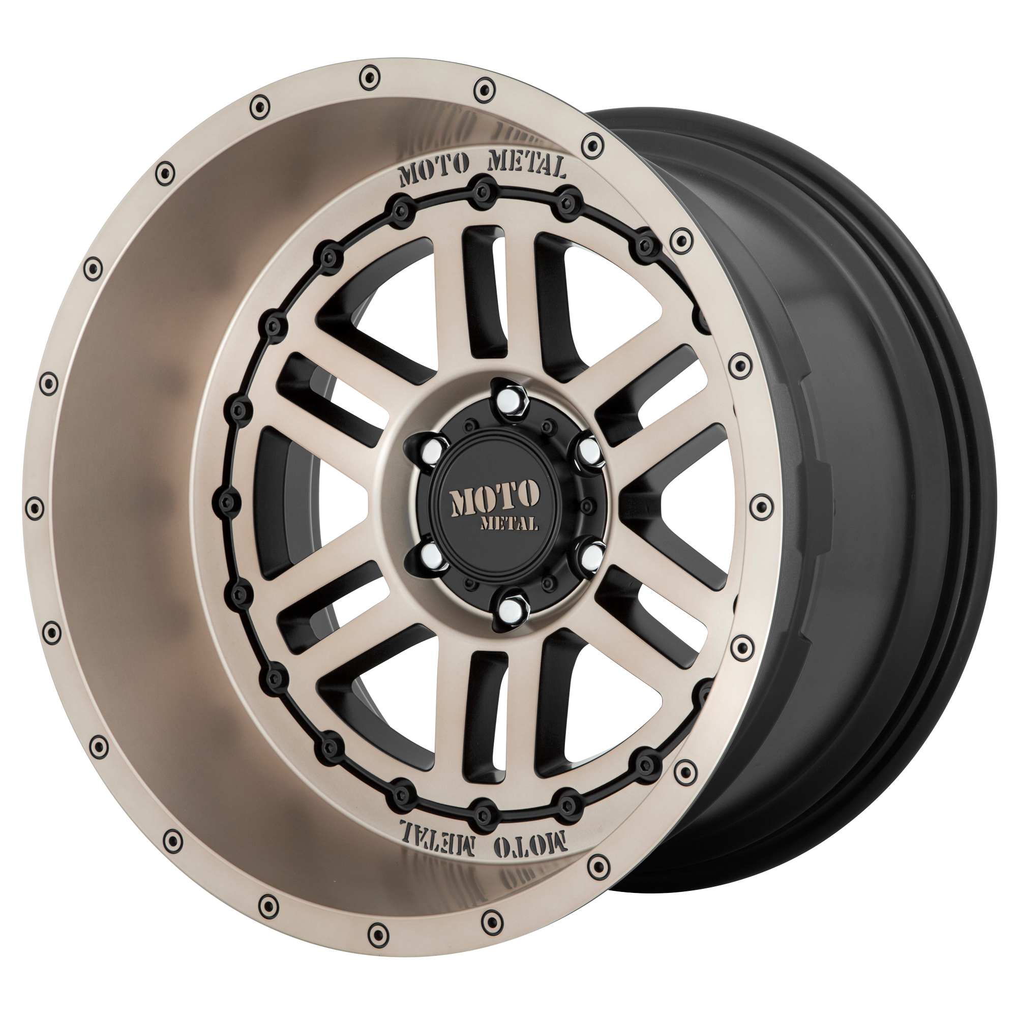 DEEP SIX 20x12 6x139.70 SATIN BLACK W/ BRONZE TINT (-44 mm) - Tires and Engine Performance