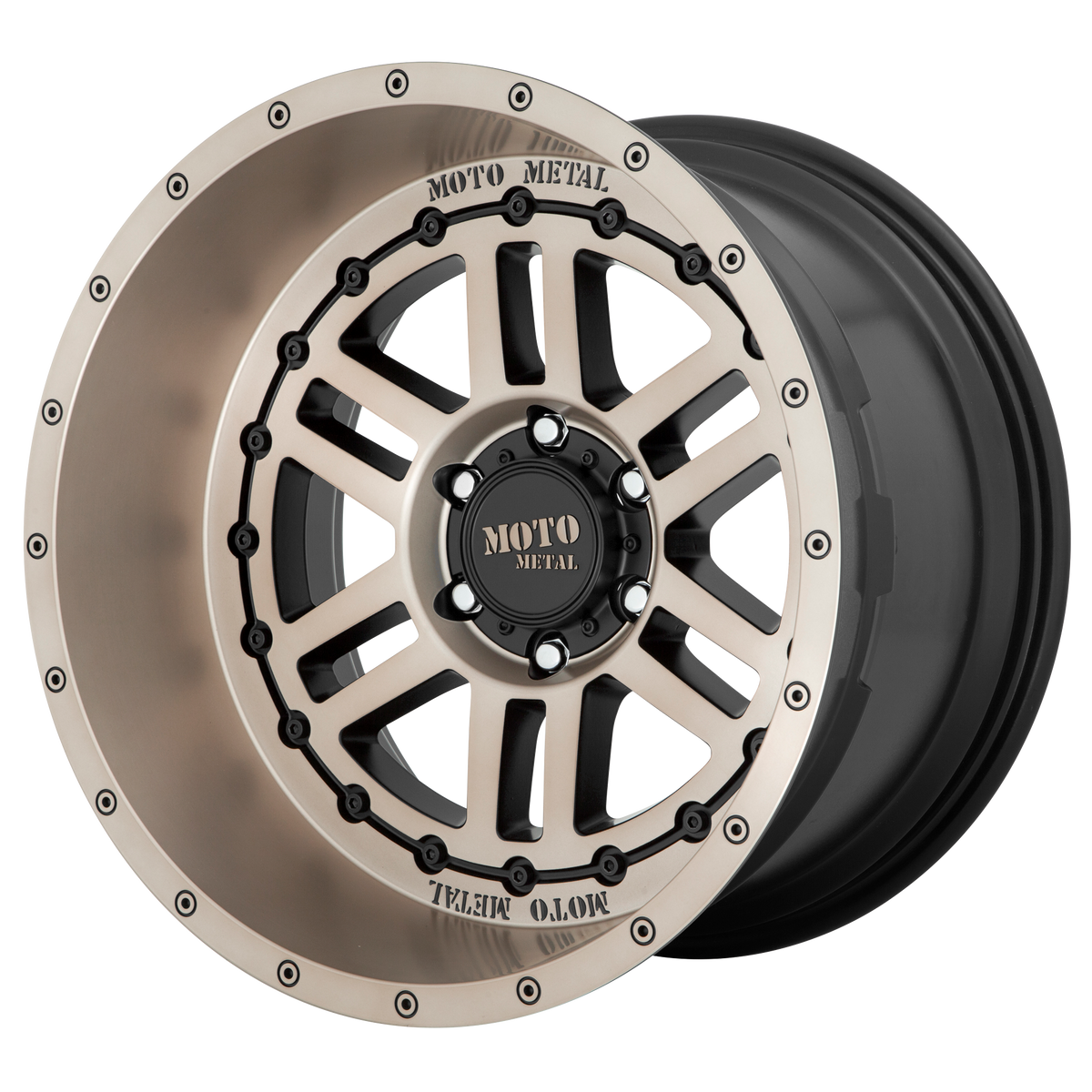 DEEP SIX 20x12 6x139.70 SATIN BLACK W/ BRONZE TINT (-44 mm) - Tires and Engine Performance