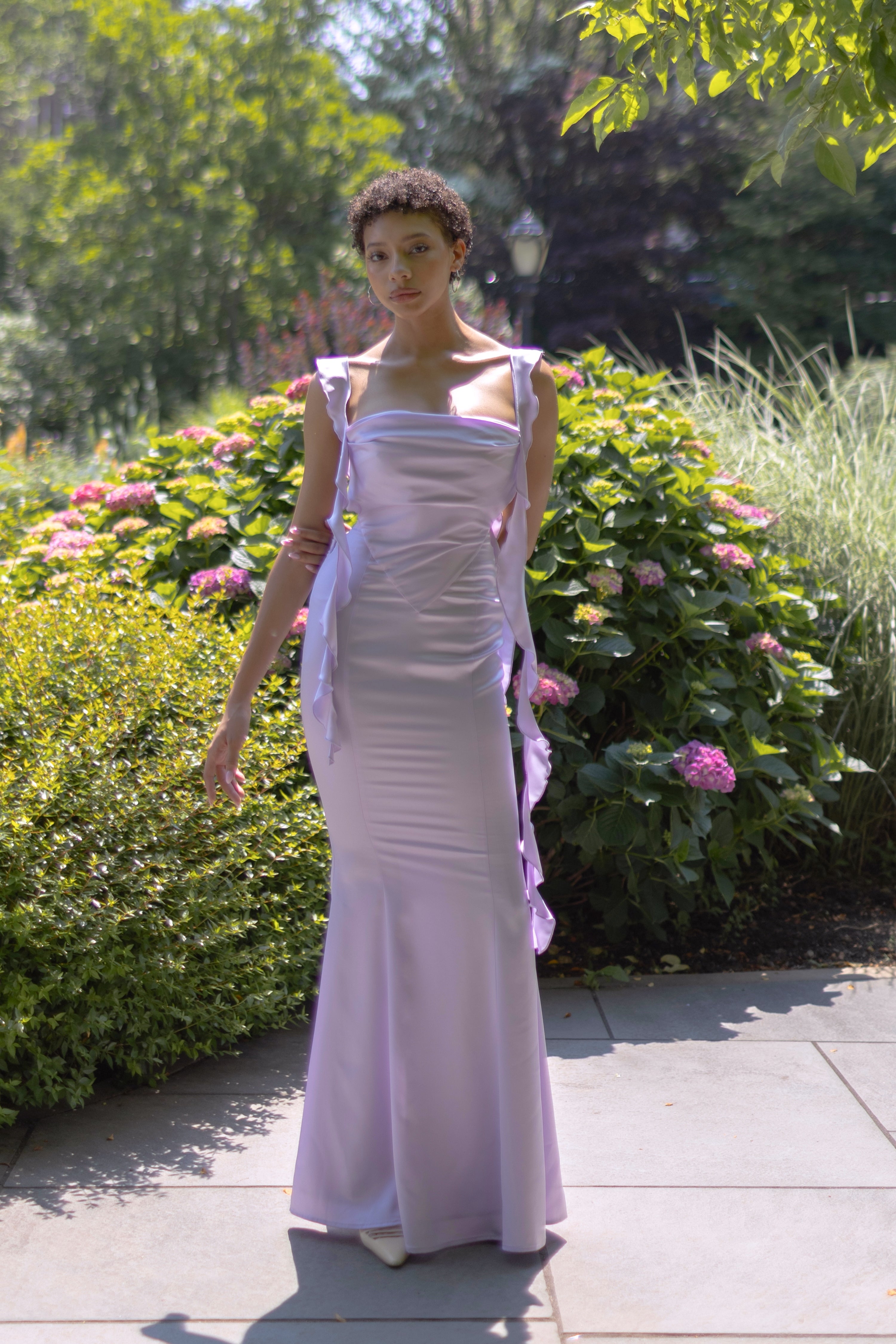 Purple Caroline Dress