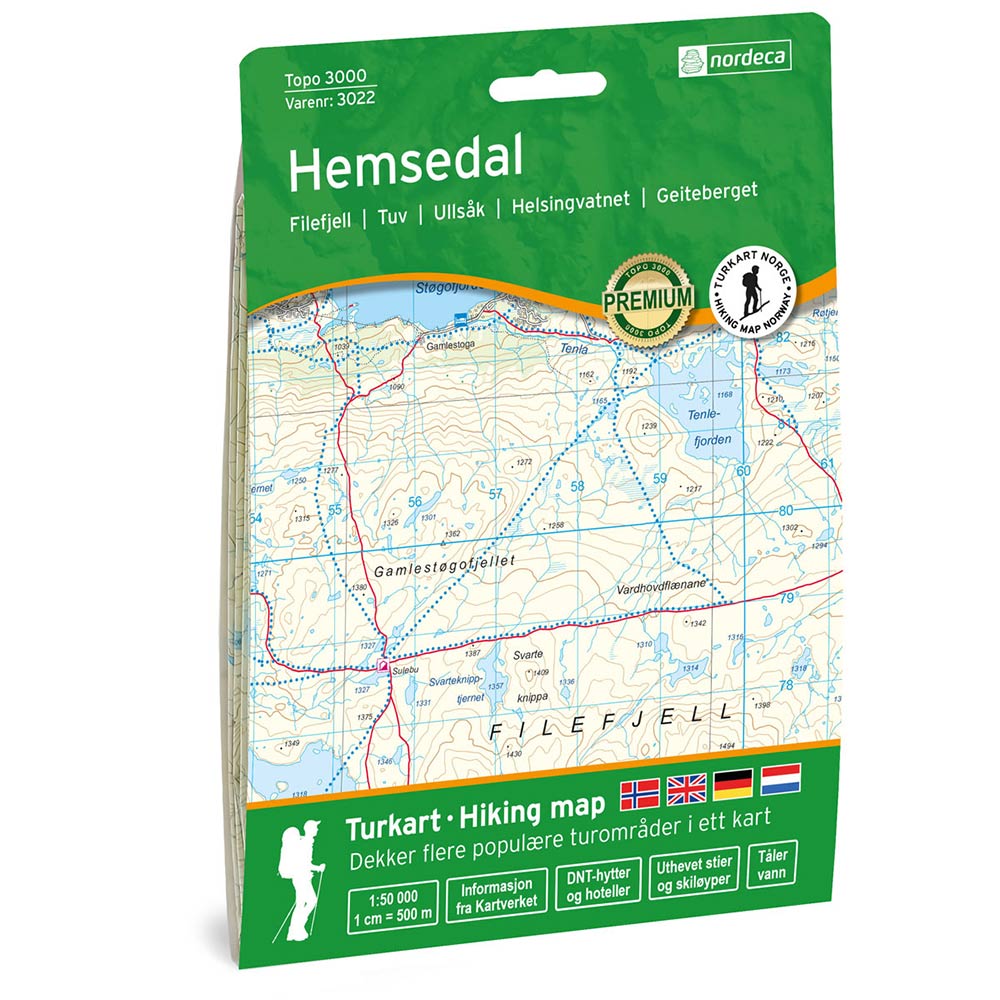Hemsedal 1:50 000