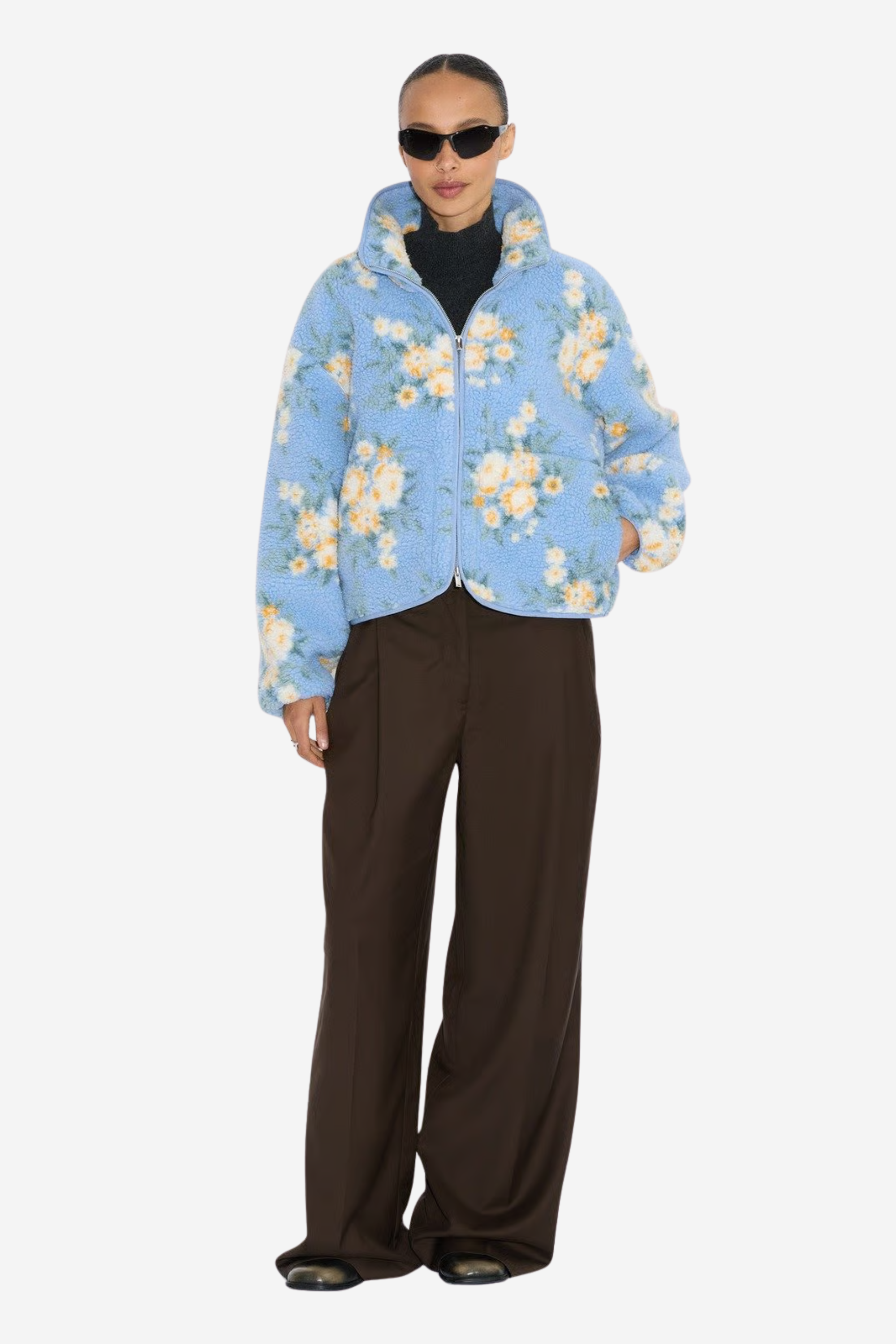 Holzweiler Yttertøy Rype Fleece Jacket Lt. Blue Mix