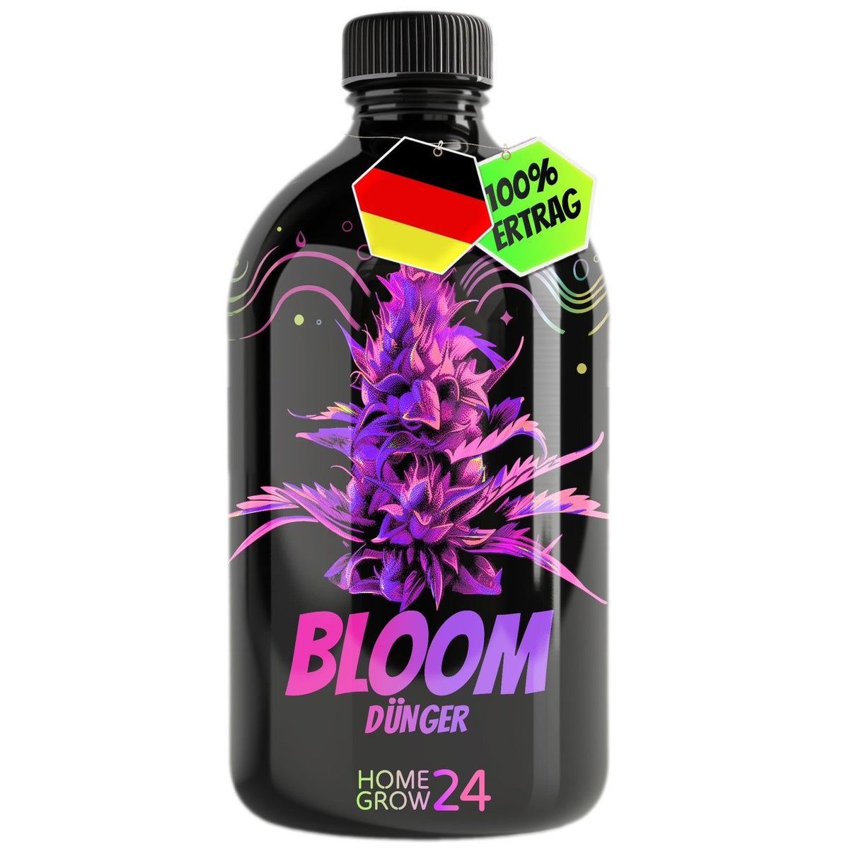 HOMEGROW24 Bloom Cannabis Dünger 500 ml – biologischer Blütendünger für maximale Erträge, starke Blüten, Made in Germany