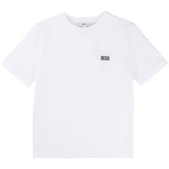 Hugo Boss Boy Short Sleeves T-Shirt White