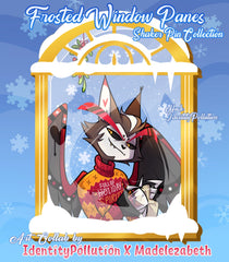 {Madelezabeth X IDP} Hazbin Frosted Window Pins [PRE-ORDER]