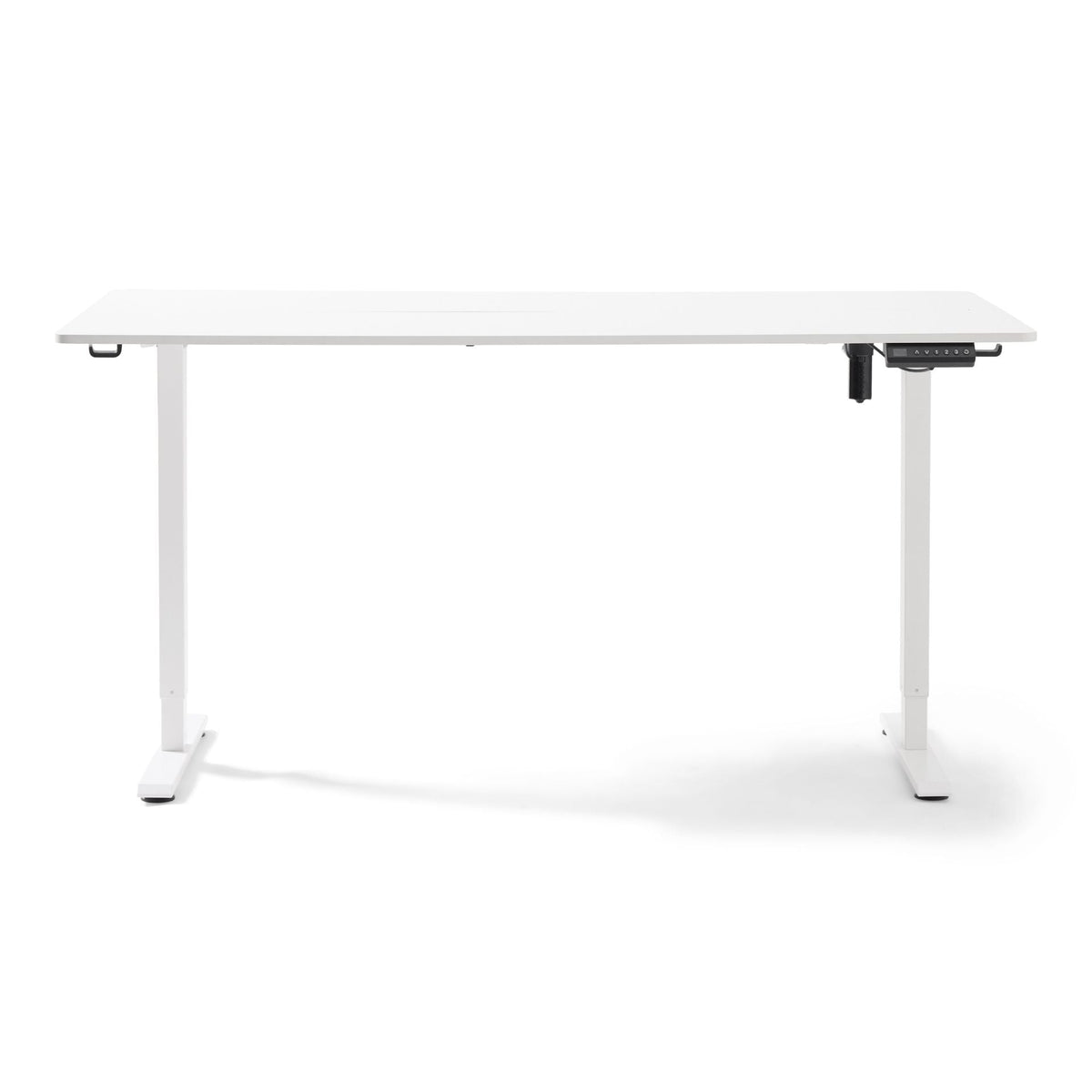 Damian höhenverstellbarer Tisch 160x80 cm in weiß