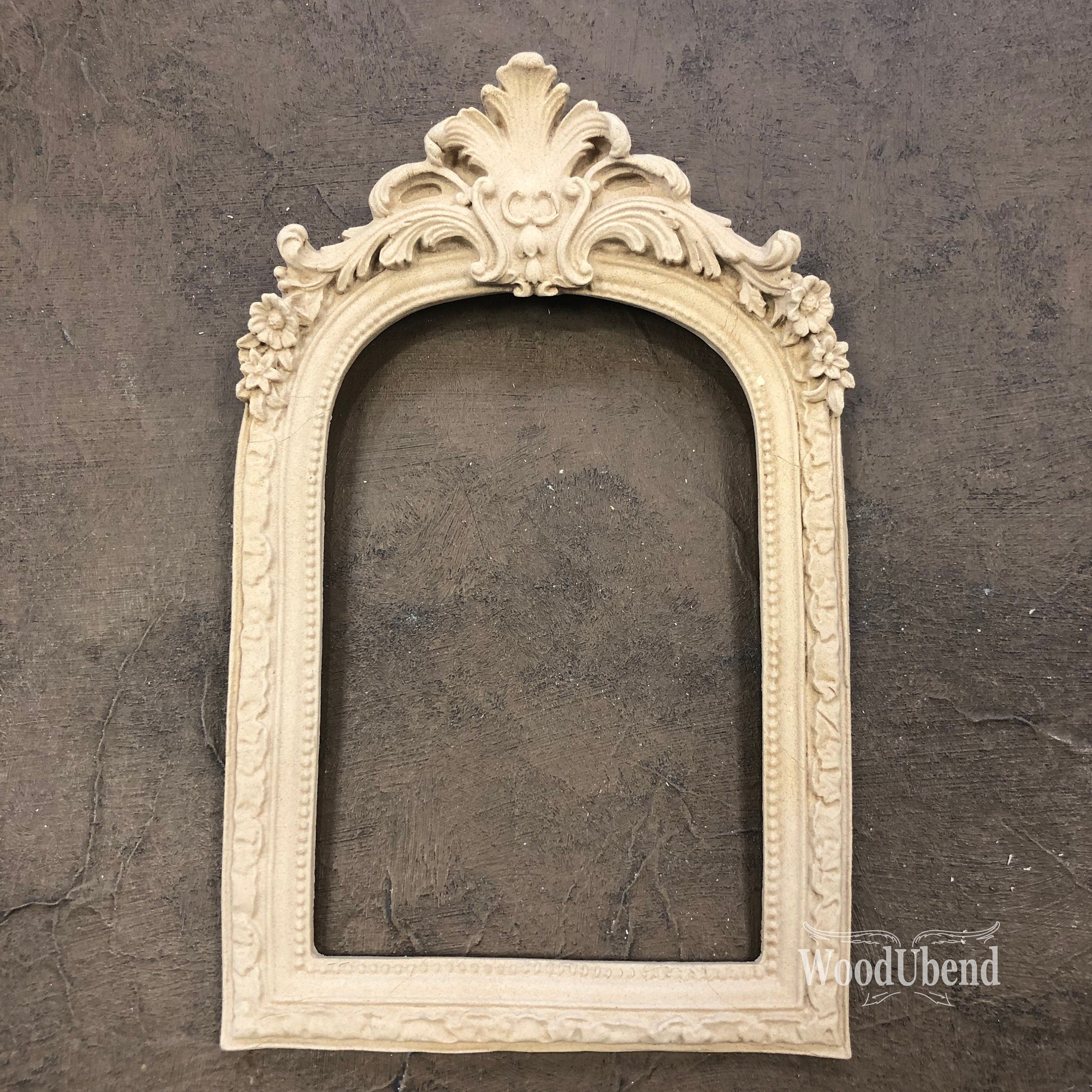 Woodubend frame decorative Molding, Moulding, Furniture Applique SKU2133 20.5 cm x 12.7cm,