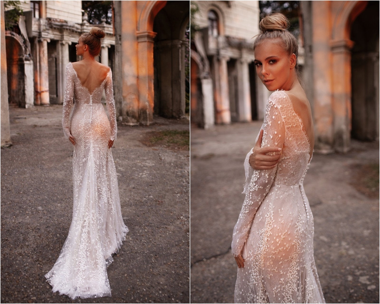 Backless Wedding Dress