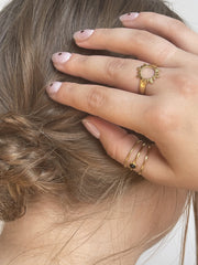 Mila - Anillo - Acero inoxidable - Ajustable