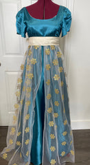 COSTUME RENTAL - c7A Bridgerton Dress Green Medium 2 pcs