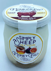 Case of 6; Glass jar sheep’s milk yogurt 4.7oz 1 flavor per case