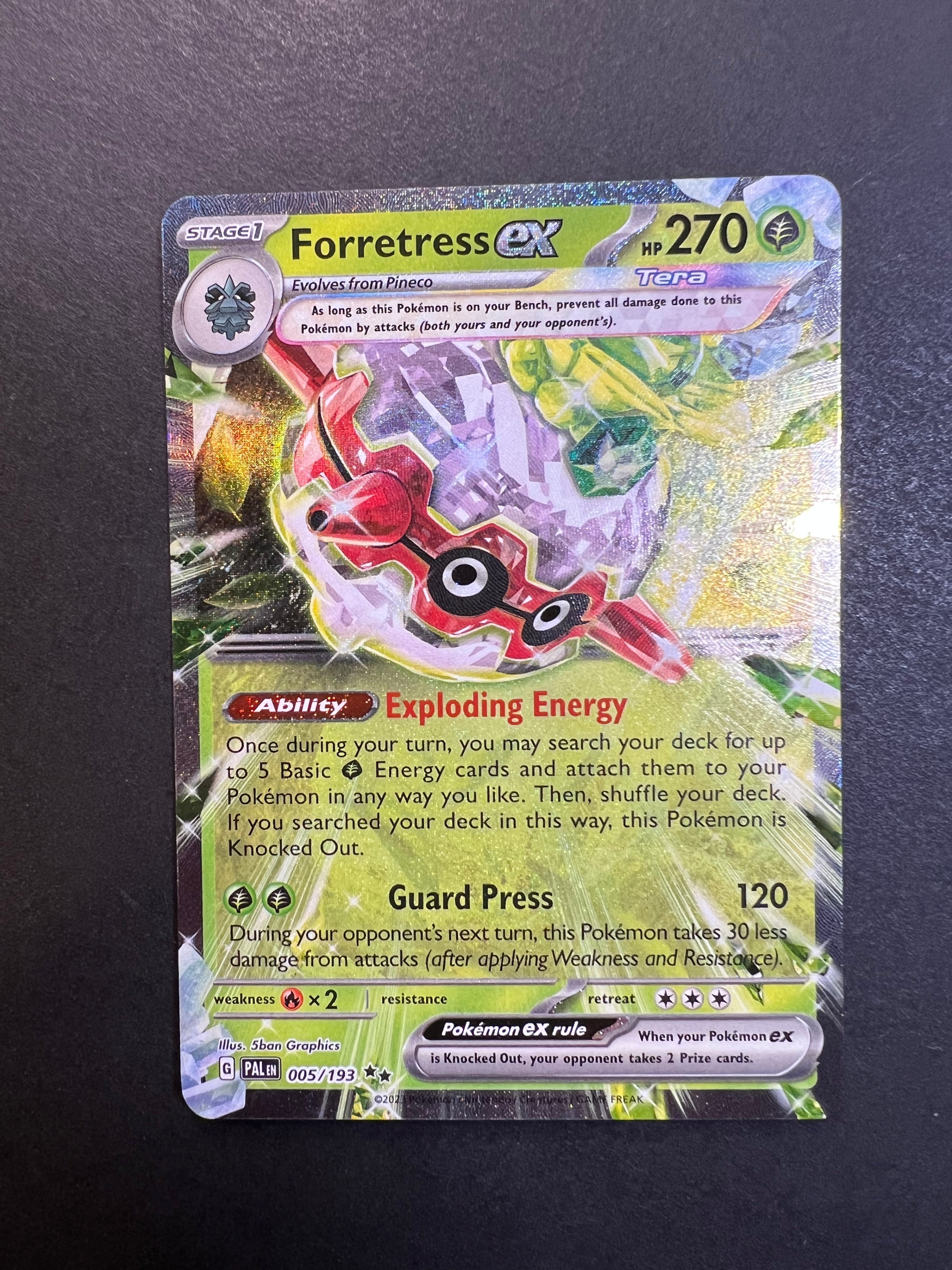 Forretress ex - 005/193 Ultra Rare - Paldea Evolved