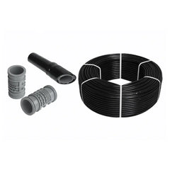 Manguera 16 mm con gotero integrado 2.0 lph @50 cm PEAD calibre 35 mil - rollo de 400 m Parazzini 016-09-20-050