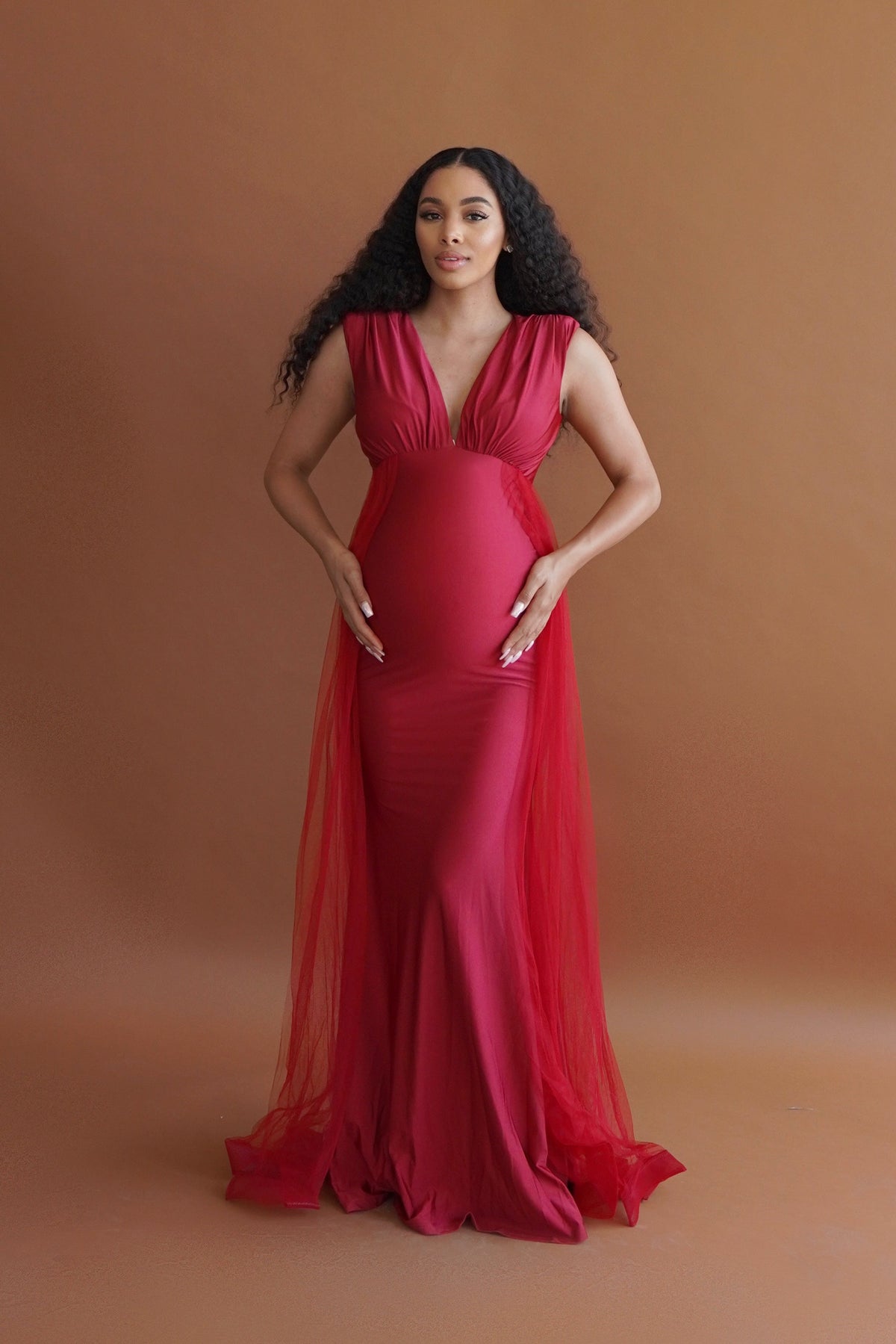Isabella Tulle Maternity Gown
