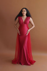 Isabella Tulle Maternity Gown