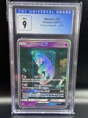 Mewtwo GX Shining Legends Full Art Mewtube 78/73 CGC 9