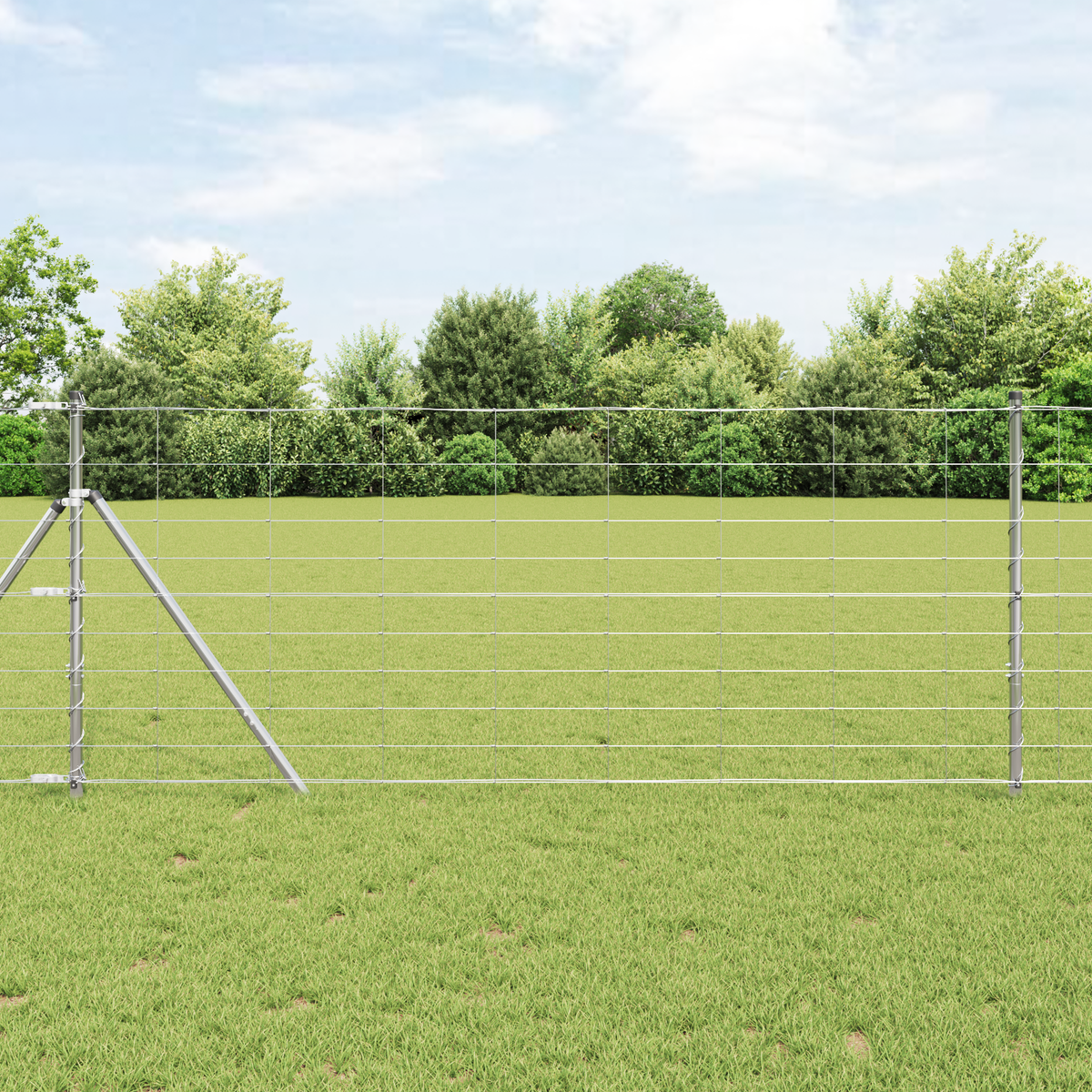 Gjerdepåle Galvanisert 25 x 1 m Stål