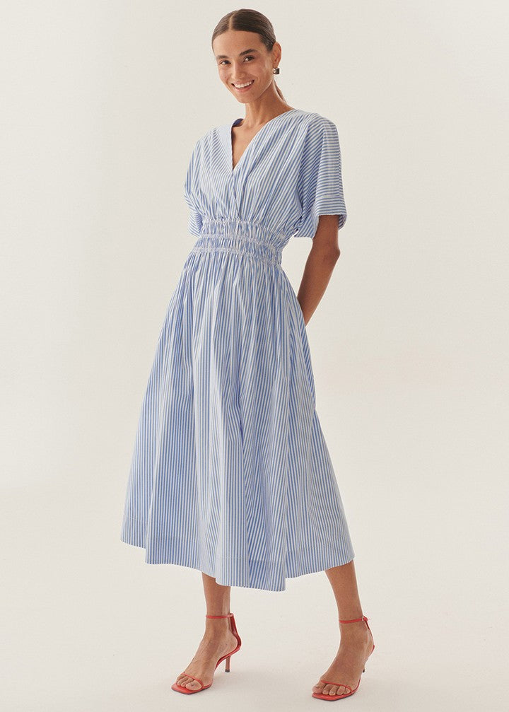 Presley Midi Dress - BLUE