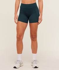 Gymshark Weekend Seamless Shorts -  Deep Petrol Blue /  Stealth Blue