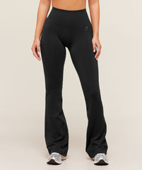 Gymshark Soft Sculpt Flared Leggings - Black