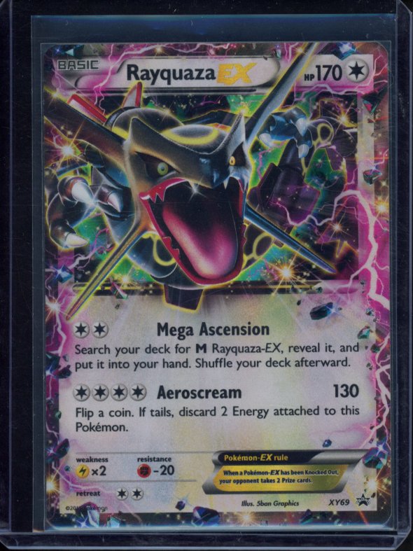 Rayquaza Ex XY69 Raw RookieLegends