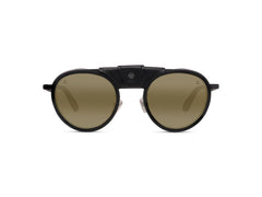 Vuarnet Glacier 01 Men Black Round Sunglasses