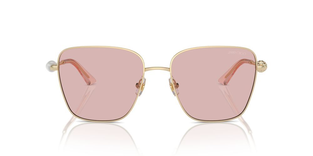 Jimmy Choo Jc 4005hb Women Gold Squared Sunglasses