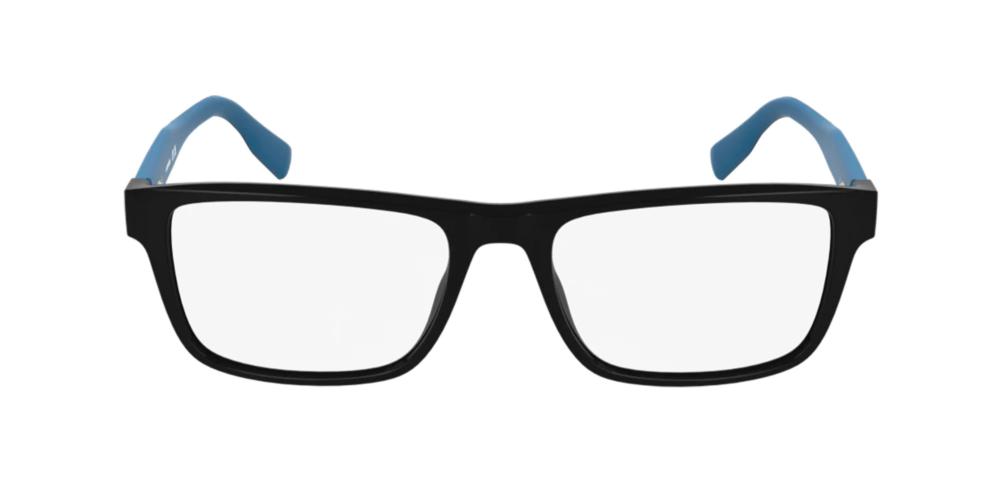 Lacoste L2973 men Black Rectangle Eyeglasses
