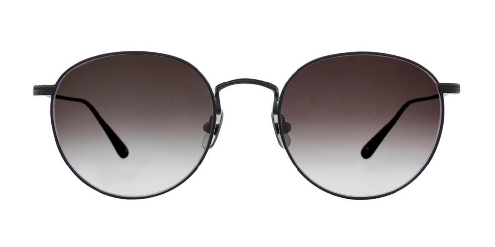 GARRETT LEIGHT MORNINGSIDE M SUN unisex Black Round Sunglasses