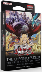 Yu-Gi-Oh! TCG: The Chronicles Deck: The Fallen & The Virtuous (All-Foil) 1st Edition Deck Card Game Konami