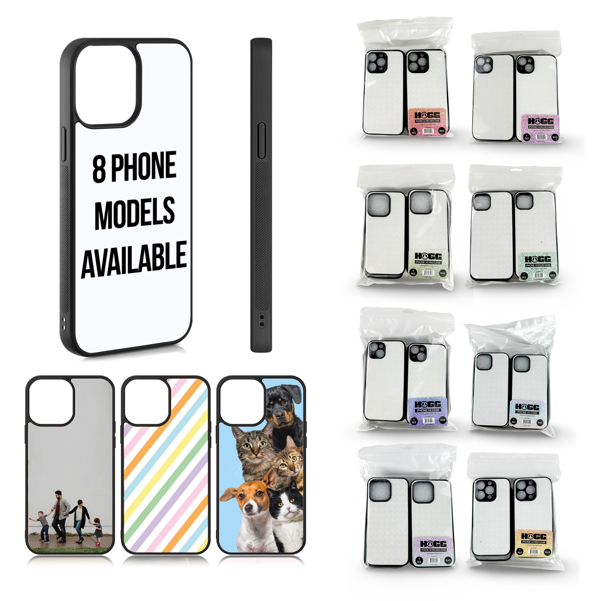 Sublimatable Phone Case (6 Pack) - sublimation blank for custom orders and sublimation businesses