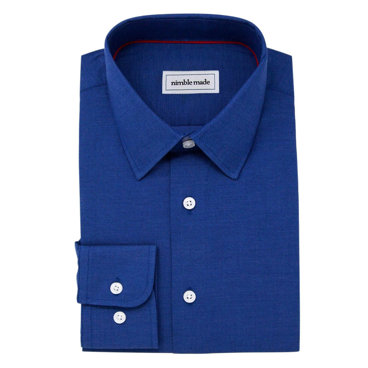 Slim Fit Royal Blue Button Up Dress Shirt | Shop Men's Navy Shirts