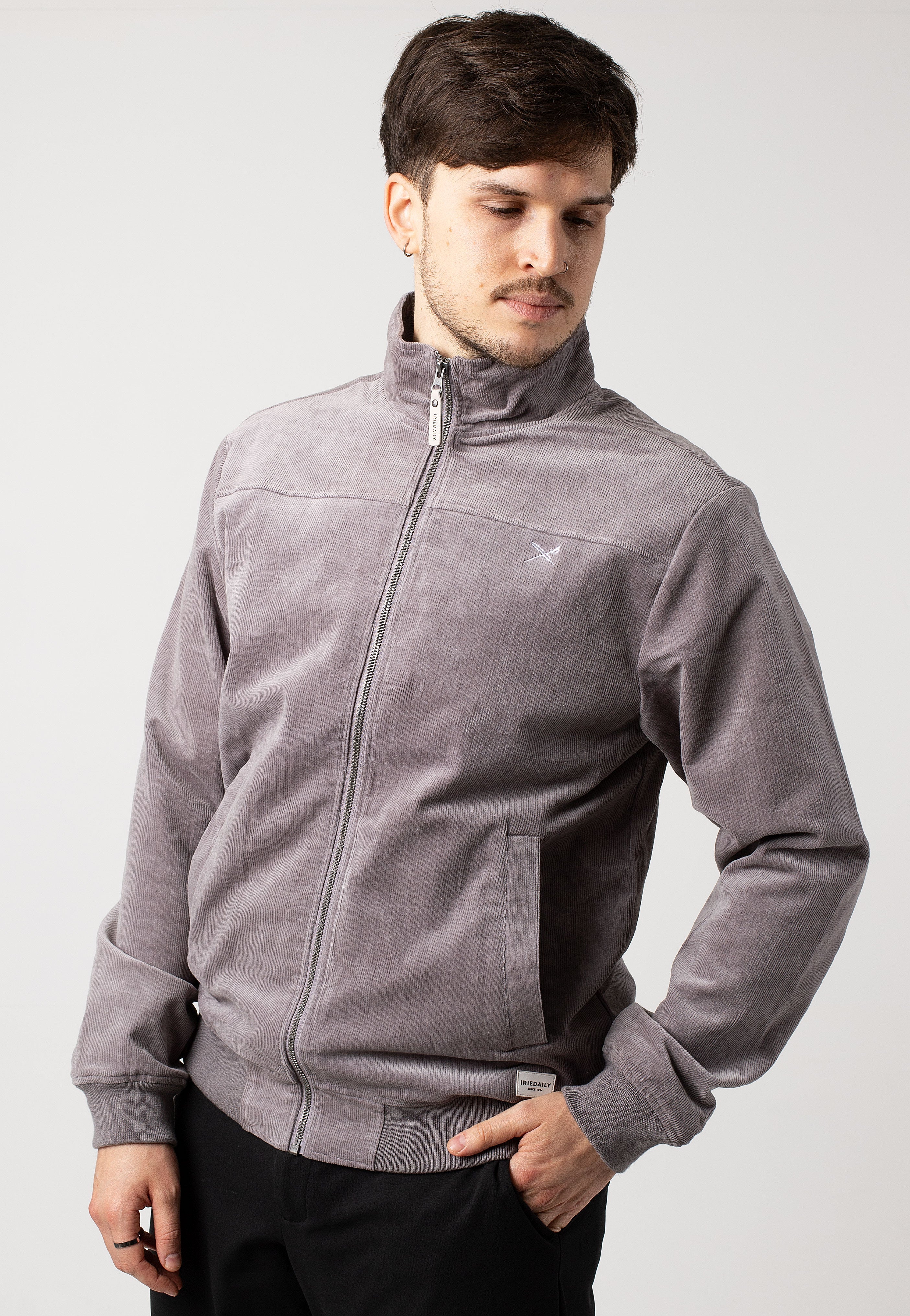 Iriedaily - Gse Cord Charcoal - Jacket | Men-Image
