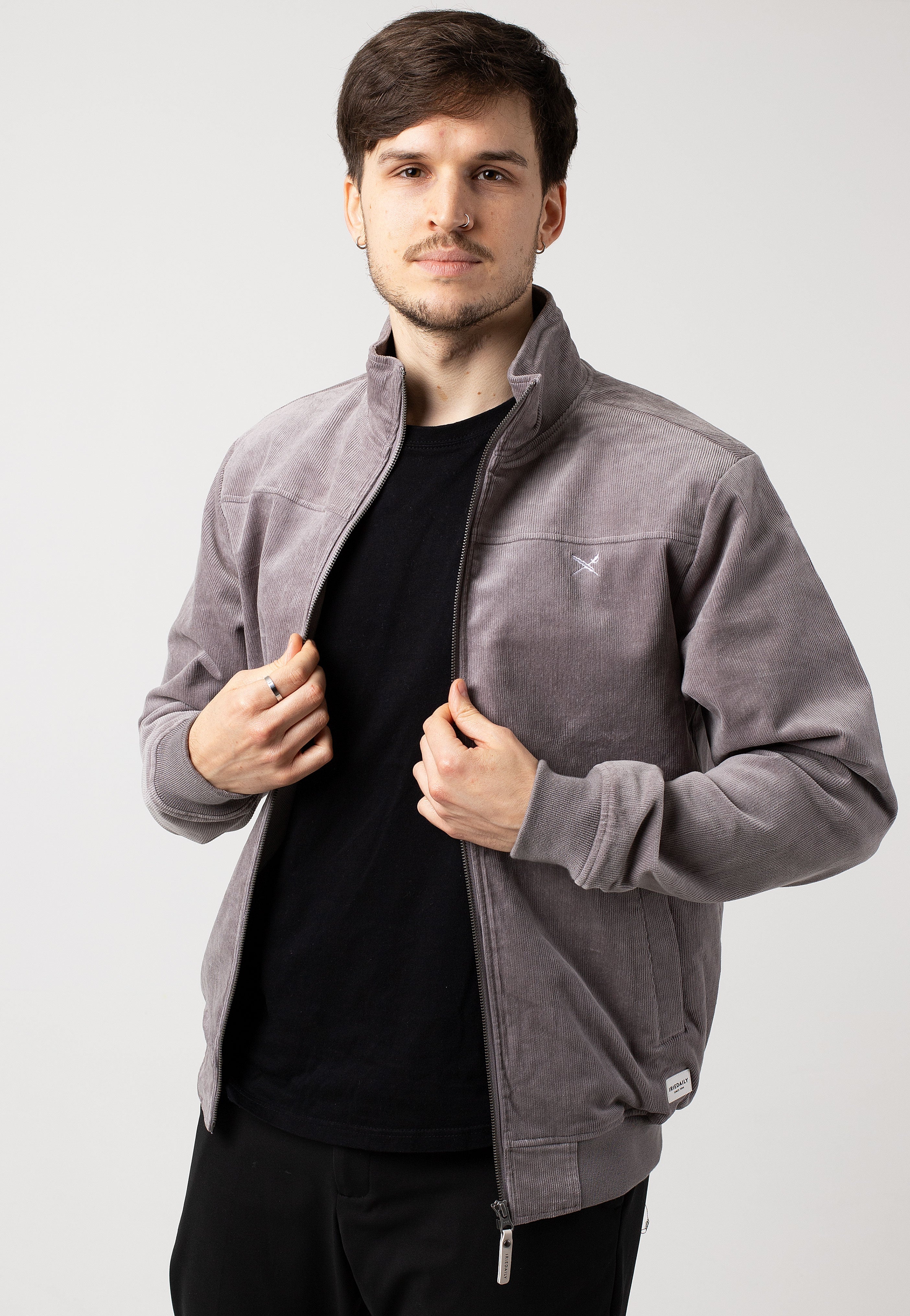 Iriedaily - Gse Cord Charcoal - Jacket | Men-Image