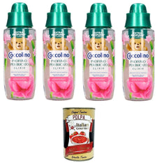 Coccolino Profumatore bucato prima fioritura Wäscheparfümeur vor der Blüte 4x342ml inkl. Italian Gourmet polpa 400g Original italienisch