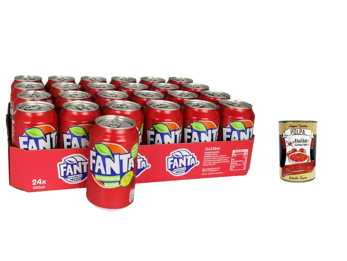Fanta Strawberry & Kiwi 48x330ml Original italienisch Getränk