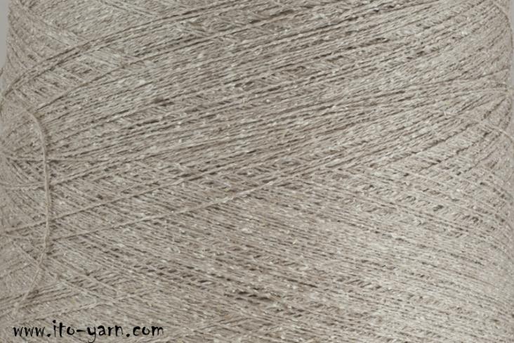ITO Kinu silk noil yarn, 356, Cream, comp: 100% Silk