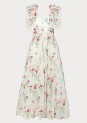 Margaret Maxi Dress Dresses - JessaKae - Margaret Maxi Dress - White Floral / XXS