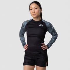 Jitsy Club Arctic Digital Camo Women's Rash Guard